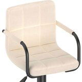 vidaXL Barski stolček krem blago, (20968207) | Shoptok.si