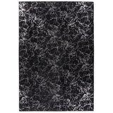 Kayoom RAVNO TKANA PREPROGA Bijou 225 Schwarz / Silber 200/290 cm črna, srebrne barve | Shoptok.si