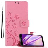 Cadorabo Samsung Galaxy A8 2018 v klasična zlata - ovitek v cvetličnem dizajnu z magnetnim zapiranjem, stoječo funkcijo in režami za kartice, (20562466) | Shoptok.si