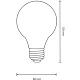  LED sijalica VINTAGE E27/4W/230V 80x120 mm 2200K | Eponuda.com