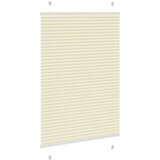 vidaXL Plisirana žaluzija Cream 85x150 cm Širina tkanine 84,4 cm | Shoptok.si