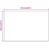  Tepih od umjetne ovčje kože TAFALLA Antracit 120 x 170 cm | shoptok.hr