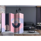 Paravan u 5 dijelova - Geometric Wreath (Violet) II [Room Dividers] 225x172 | shoptok.hr