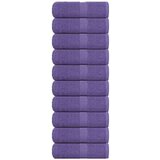 vidaXL Brisače 10 kos vijolična 30x30 cm 360 g/m² 100% bombaž | Shoptok.si