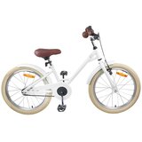 vidaXL Otroško Kolo 18 Palcev za 5-7 let Bela - - Bela - 11.7 - 123 x 51 x 78 cm - 2025- | Shoptok.si