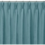  Curtain MILANA color blue style classic flex 7.5 cm with double pleat chenille 220x270 HOMEDE | shoptok.hr
