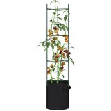 vidaXL mreža za paradižnik z vrečo za rastline 4 kosi 154 cm jeklo pp Cene
