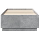 Okvir kreveta s LED svjetlima 75x190 cm od konstruiranog drva | shoptok.hr