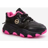 Boto Warm Women's Sports Shoes Lace-up Platform Black Bialoa | ePonuda.com