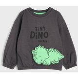 Sinsay Dvodijelni pamučni komplet: dukserica s 3D dinosaurom i jogger hlače | shoptok.hr
