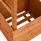 Rešetkasta sadilica s lukom 49 x 39 x 130 cm masivna jelovina | shoptok.hr