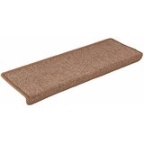  Prostirke za stepenice 15 kom 65x21x4 cm smeđe pravokutne rubove | shoptok.hr
