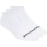 Športne nogavice 3pk Unisex Non Terry No Show Bela