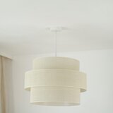  Brilagi - Visilica na sajli SPACE YUTE 1xE27/15W/230V prečnik 50 cm krem/bela | Eponuda.com