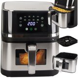 Verk 07251 Air Fryer friteza na vrući zrak 8 L, 2400 W, 8 programa, LCD Touch | shoptok.hr