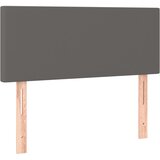  s oprugama i madracem sivi 120x200 cm od umjetne kože | shoptok.hr