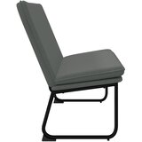  Klupa tamnosiva 100 x 75 x 76 cm od tkanine | shoptok.hr