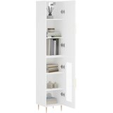  Visoka komoda bijeli 34,5x34x180 cm od konstruiranog drva | shoptok.hr