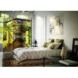 Artgeist PARAVAN 135/172/3 cm rjava, zelena Slike