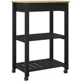  Kuhinjski kolica MONZA Crna 60 x 40 x 88,5 cm | shoptok.hr