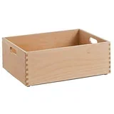 Zaboj za shranjevanje (M, Do x Š x V: 40 x 30 x 15 cm, Bukev)
