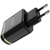 Hoco zidni usb punjač C39A dual-port black | ePonuda.com