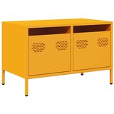 Maison Chic TV omarica - TV stojalo - Televizijska omarica gorčično rumena 68x39x43,5 cm hladno valjano jeklo, (21699820) Cene