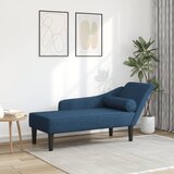 vidaXL Počivaljka s jastucima plave od tkanine | shoptok.hr