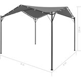  Sjenica 4 x 4 m antracit | shoptok.hr