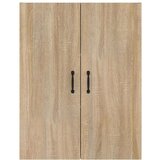 vidaXL Viseča omarica sonoma hrast 69,5x34x90 cm konstruiran les | Shoptok.si
