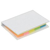 EKO mini notesnik lily s samolepilnimi lističi, beli Cene