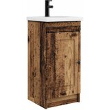  Kupaonski umivaonik s sudoperom Staro drvo 42 x 40 x 84,5 cm | shoptok.hr