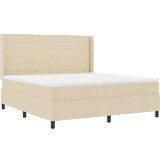 Box spring krevet s madracem Krema 180 x 200 cm tkanina | shoptok.hr