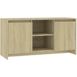 Maison Chic TV omarica - TV stojalo - Televizijska omarica sonoma hrast 102x37,5x52,5 cm iverna plošča, (21701732) | Shoptok.si