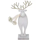 Božična figura jelenčka s šalom Ego Dekor