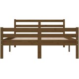  Okvir za krevet boja meda drveni 120 x 190 cm mali bračni | shoptok.hr