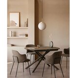 Kave Home Proširiv blagovaonski stol s dodatnom pločom s keramičkom daskom 100x130 cm Yodalia – | shoptok.hr