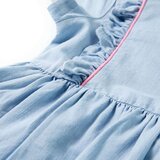  Dječja haljina s volanima nježnoplava 128 | shoptok.hr