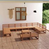  Vrtna sedežna garnitura 13-delna trdna borovina, (20969312) Cene