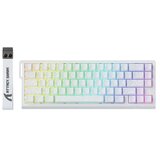 Attack Shark gaming tastatura X68HE magnetic switch/rt/snap tap/dks/mt/tgl/white contour Cene