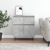  Komoda siva boja betona 60x35x70 cm od konstruiranog drva | shoptok.hr