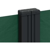  Zložljiva stranska tenda temno zelena 160x600 cm | Shoptok.si