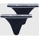 Emporio Armani Underwear Tangice 2-pack mornarsko modra barva