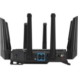 Asus ROG Rapture GT-BE98 BE25000 Quad-Band WiFi 7 (802.11be) Gaming Usmerjevalnik, 320MHz bandwidth, 4096-QAM, dual 10G ports, backup WAN, Triple-level Game Acceleration, Mobile Game Mode, AURA RGB, AiMesh support, network security, advanced VPN - 90IG08F | Shoptok.si