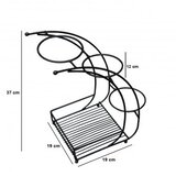 WALLXPERT SEH 4567 Stalak za lonce, crni | Eponuda.ba