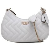 Guess Naramna torba ECO MAI CROSSBODY TOP ZIP Bela Cene