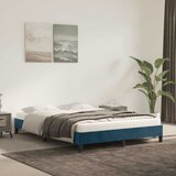  Okvir kreveta bez madraca tamnoplavi 140 x 200 cm baršunasti | shoptok.hr