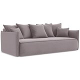 Makamii Svetlo vijolična žametna raztegljiva/s prostorom za shranjevanje sedežna garnitura 225 cm Hula – | Shoptok.si