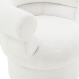 Livetastic FOTELJ, bela tekstil | Shoptok.si