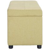  Klupa s pretincem za pohranu 116 cm zelena poliesterska | shoptok.hr